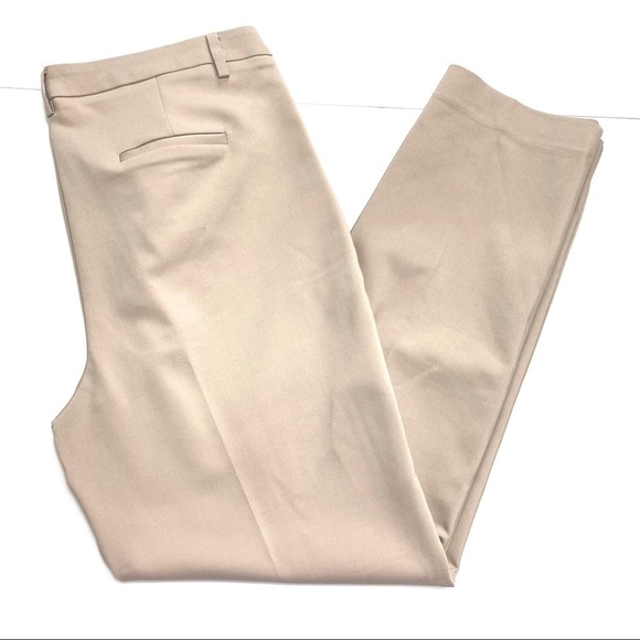 Larry Levine Stretch Ankle lags Trouser Pant Nude - Picture 7 of 7